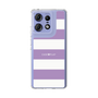 スリムプロテクションケース［ Big Border - Purple ］