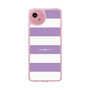 スリムプロテクションケース［ Big Border - Purple ］