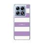 スリムプロテクションケース［ Big Border - Purple ］