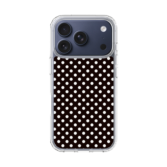 スリムプロテクションケース［ Small Dot - Black ］