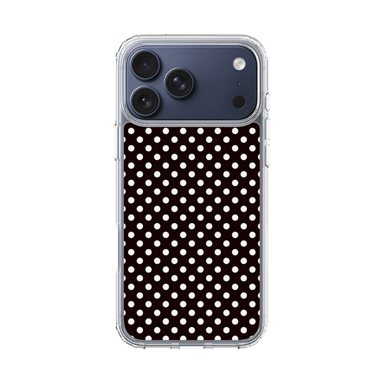 スリムプロテクションケース［ Small Dot - Black ］