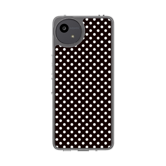スリムプロテクションケース［ Small Dot - Black ］