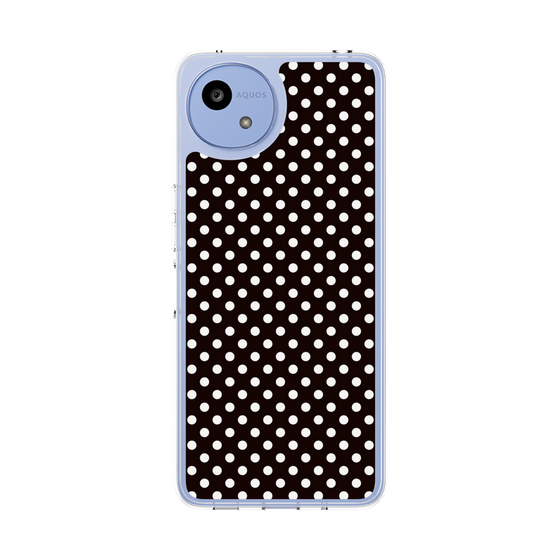 スリムプロテクションケース［ Small Dot - Black ］