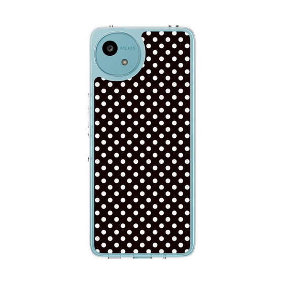 スリムプロテクションケース［ Small Dot - Black ］