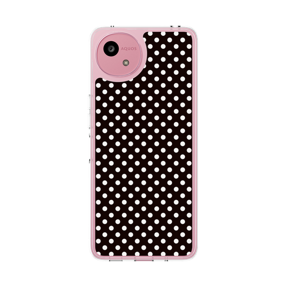 スリムプロテクションケース［ Small Dot - Black ］