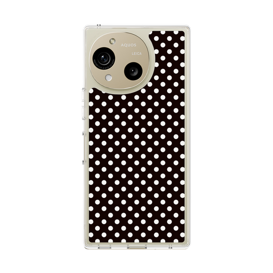 スリムプロテクションケース［ Small Dot - Black ］