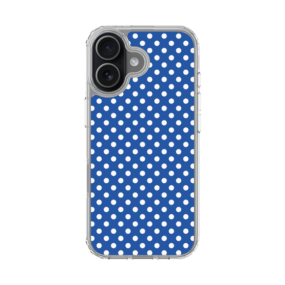 スリムプロテクションケース［ Small Dot - Blue ］