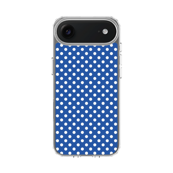 スリムプロテクションケース［ Small Dot - Blue ］