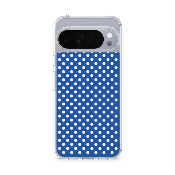 スリムプロテクションケース［ Small Dot - Blue ］