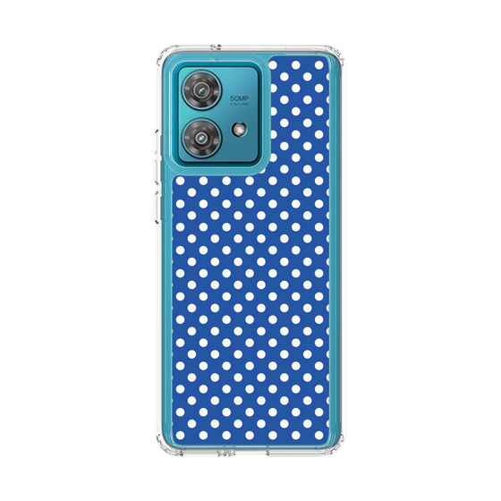 スリムプロテクションケース［ Small Dot - Blue ］