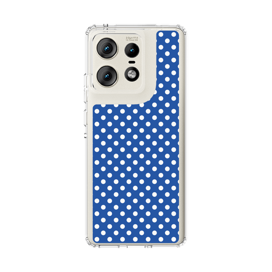スリムプロテクションケース［ Small Dot - Blue ］