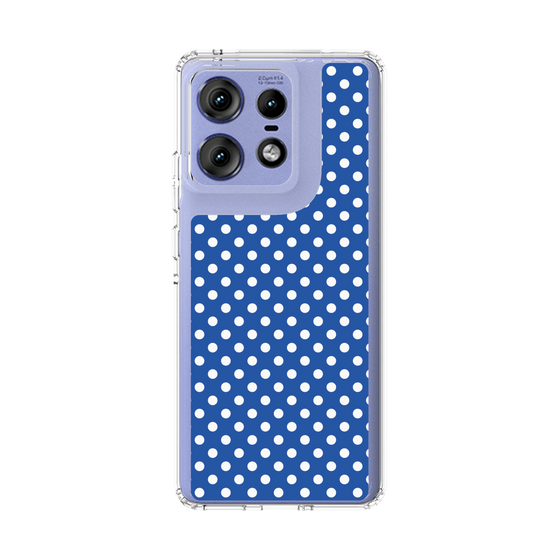 スリムプロテクションケース［ Small Dot - Blue ］