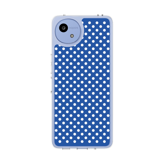 スリムプロテクションケース［ Small Dot - Blue ］