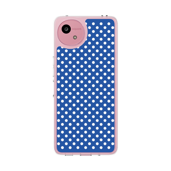 スリムプロテクションケース［ Small Dot - Blue ］
