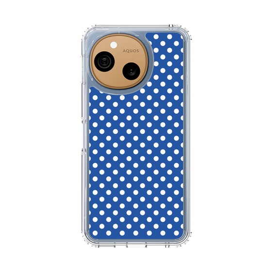 スリムプロテクションケース［ Small Dot - Blue ］