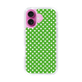 スリムプロテクションケース［ Small Dot - Green ］