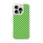 スリムプロテクションケース［ Small Dot - Green ］