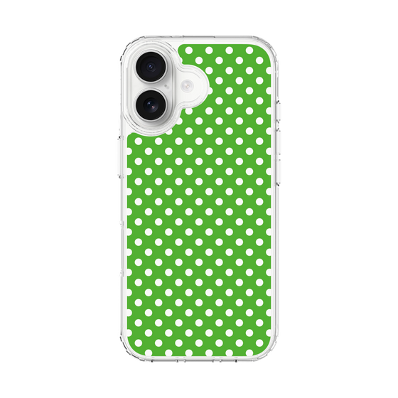 スリムプロテクションケース［ Small Dot - Green ］