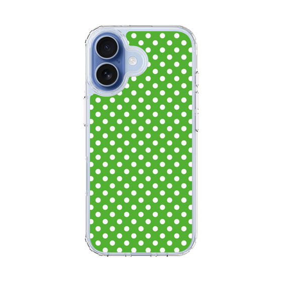 スリムプロテクションケース［ Small Dot - Green ］