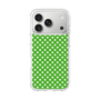 スリムプロテクションケース［ Small Dot - Green ］