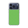 スリムプロテクションケース［ Small Dot - Green ］