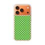 スリムプロテクションケース［ Small Dot - Green ］