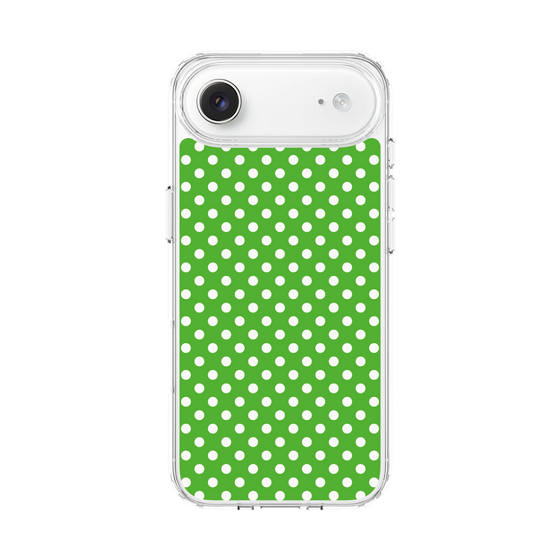 スリムプロテクションケース［ Small Dot - Green ］