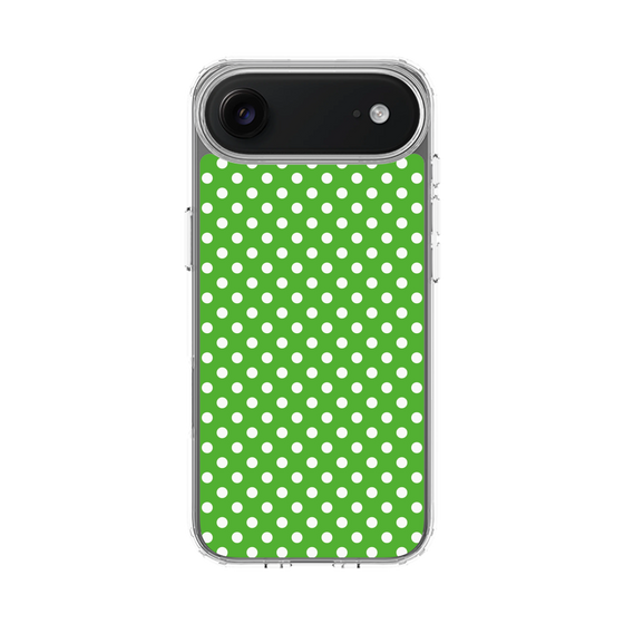 スリムプロテクションケース［ Small Dot - Green ］