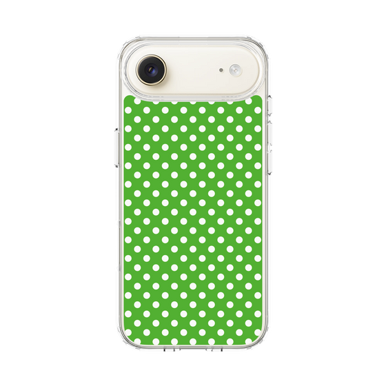 スリムプロテクションケース［ Small Dot - Green ］