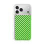 スリムプロテクションケース［ Small Dot - Green ］
