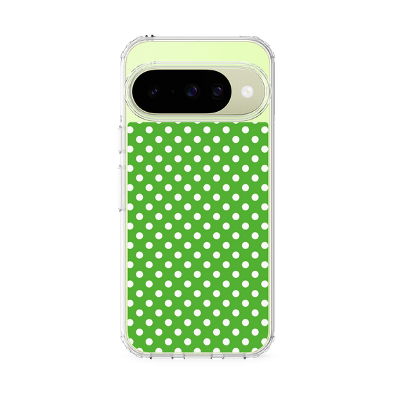 スリムプロテクションケース［ Small Dot - Green ］