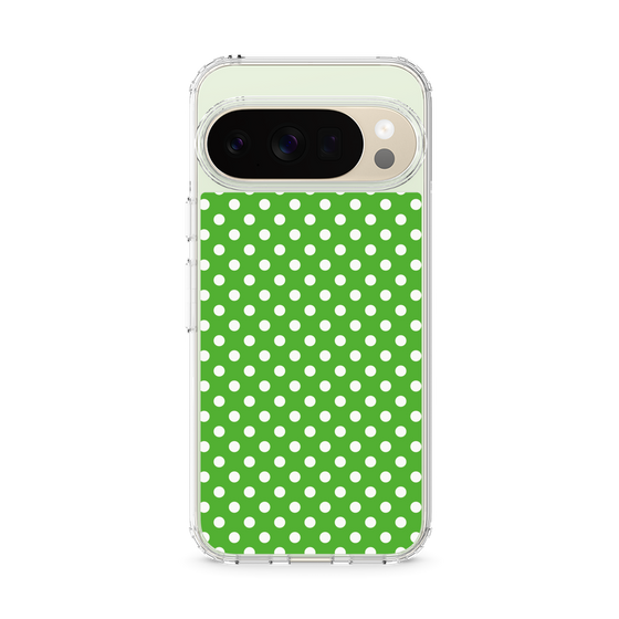 スリムプロテクションケース［ Small Dot - Green ］