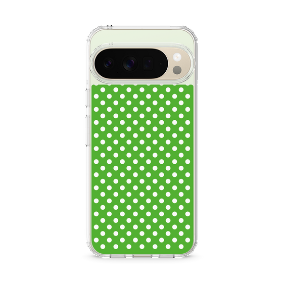 スリムプロテクションケース［ Small Dot - Green ］
