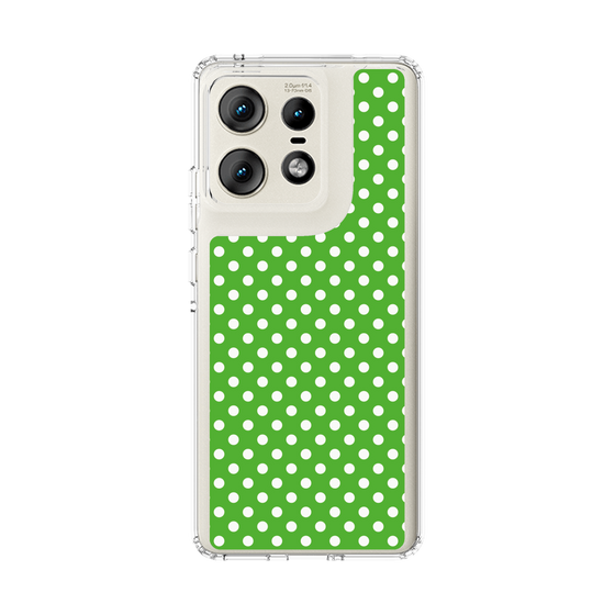 スリムプロテクションケース［ Small Dot - Green ］