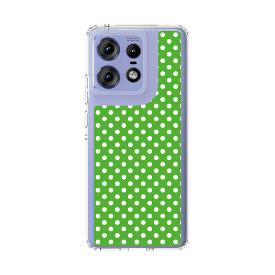 スリムプロテクションケース［ Small Dot - Green ］