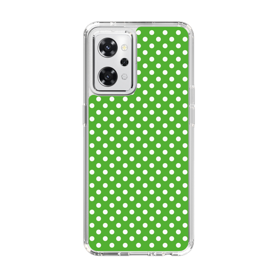 スリムプロテクションケース［ Small Dot - Green ］