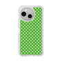 スリムプロテクションケース［ Small Dot - Green ］