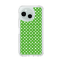 スリムプロテクションケース［ Small Dot - Green ］