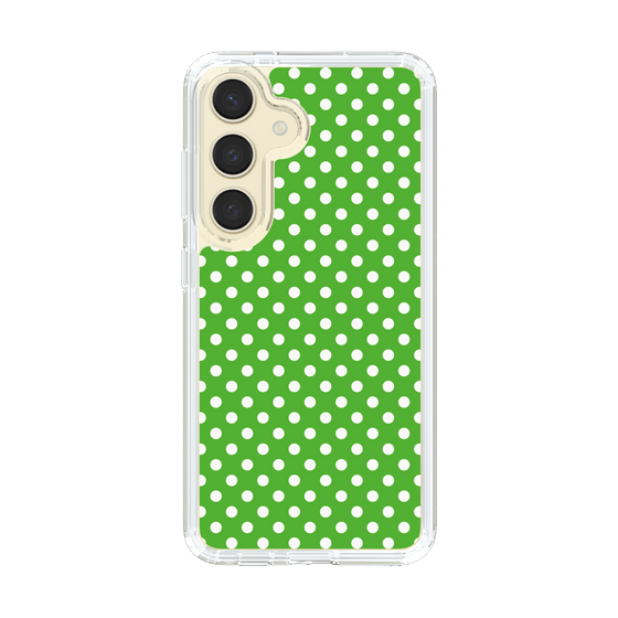 スリムプロテクションケース［ Small Dot - Green ］