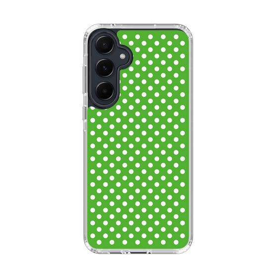 スリムプロテクションケース［ Small Dot - Green ］