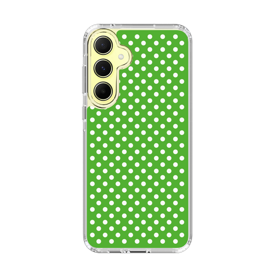 スリムプロテクションケース［ Small Dot - Green ］