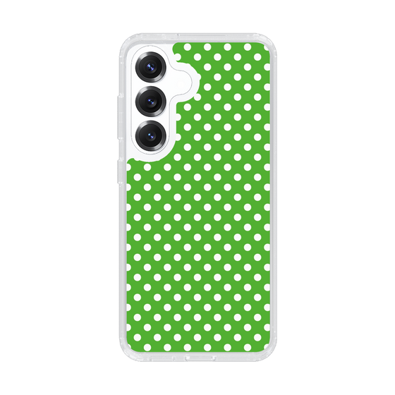 スリムプロテクションケース［ Small Dot - Green ］