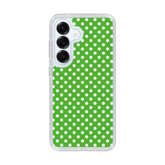 スリムプロテクションケース［ Small Dot - Green ］