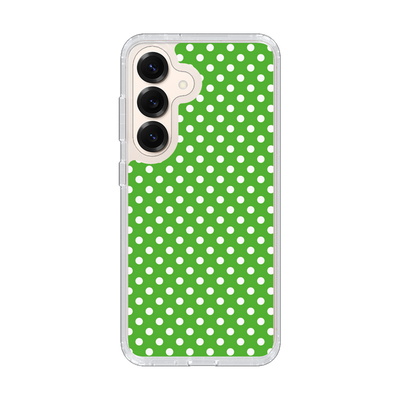 スリムプロテクションケース［ Small Dot - Green ］