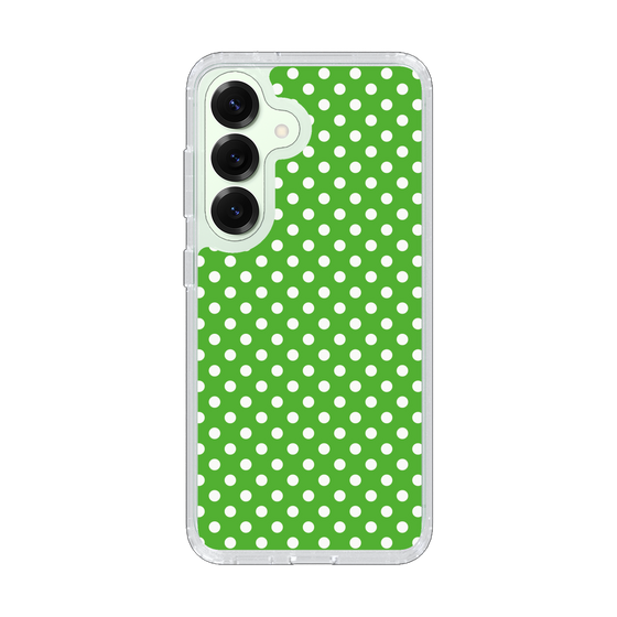 スリムプロテクションケース［ Small Dot - Green ］