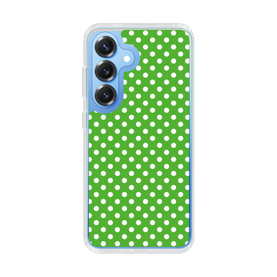 スリムプロテクションケース［ Small Dot - Green ］