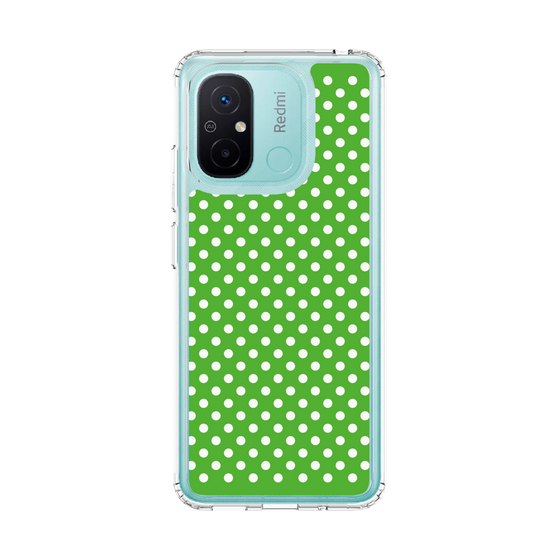 スリムプロテクションケース［ Small Dot - Green ］