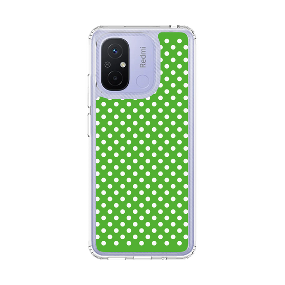 スリムプロテクションケース［ Small Dot - Green ］