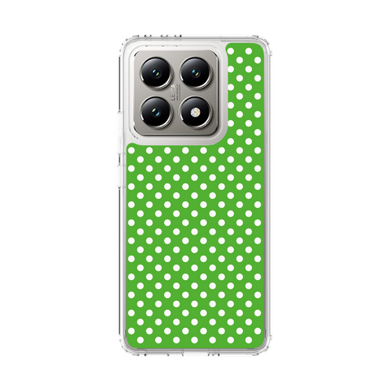 スリムプロテクションケース［ Small Dot - Green ］