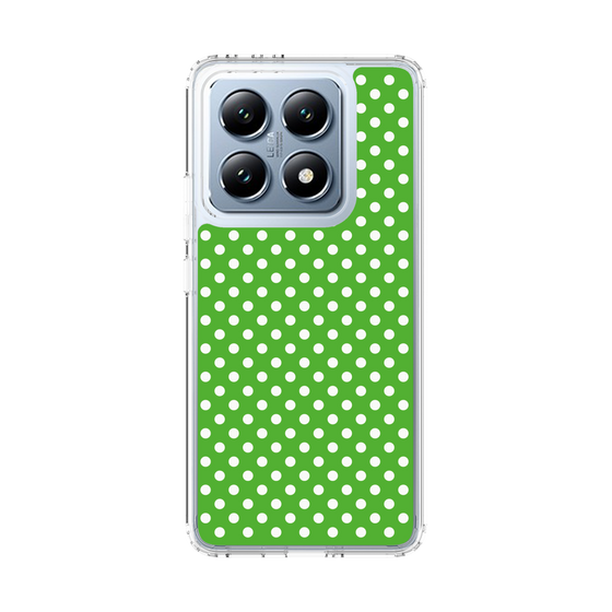 スリムプロテクションケース［ Small Dot - Green ］